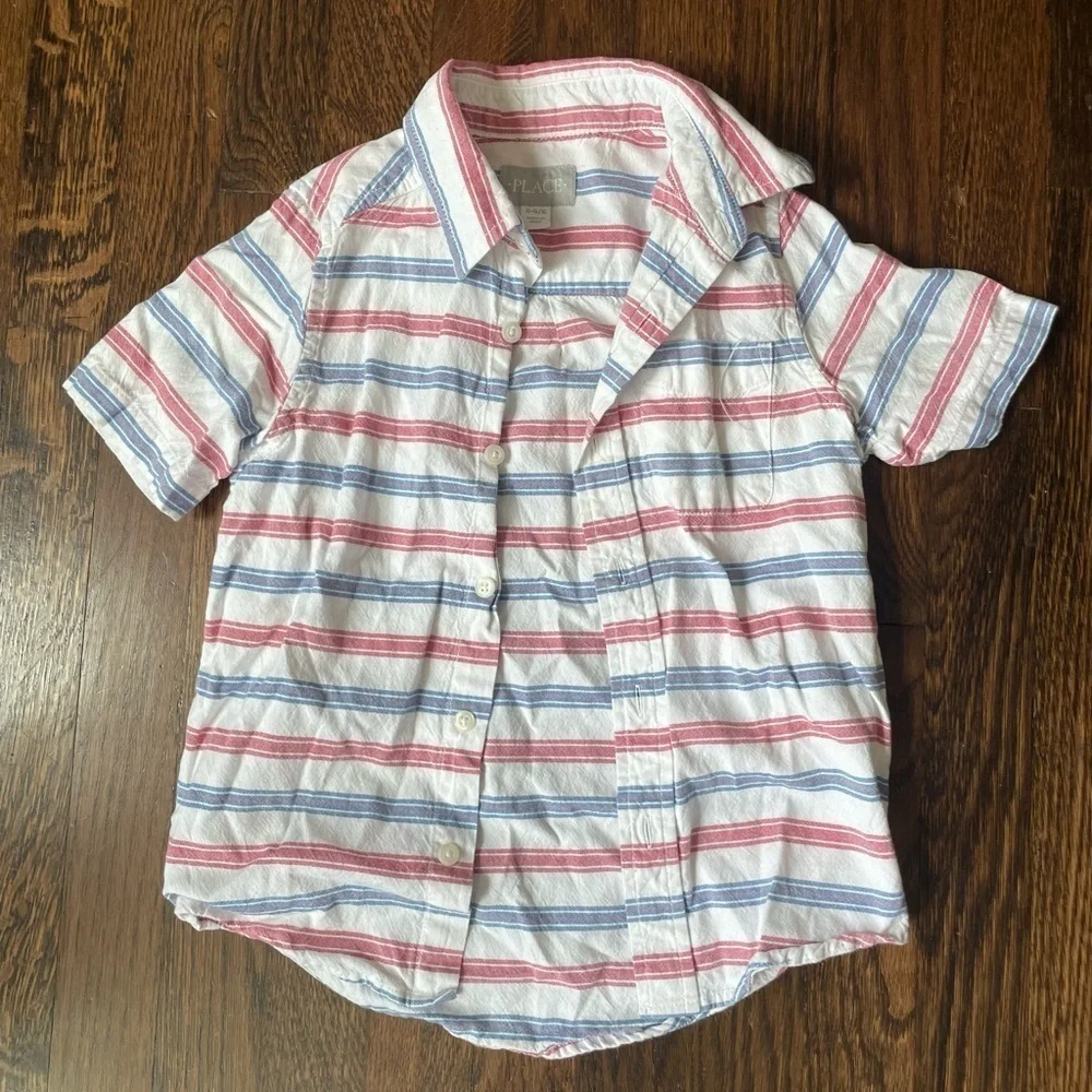 Children’s place boys bundle of 2 button down shirts